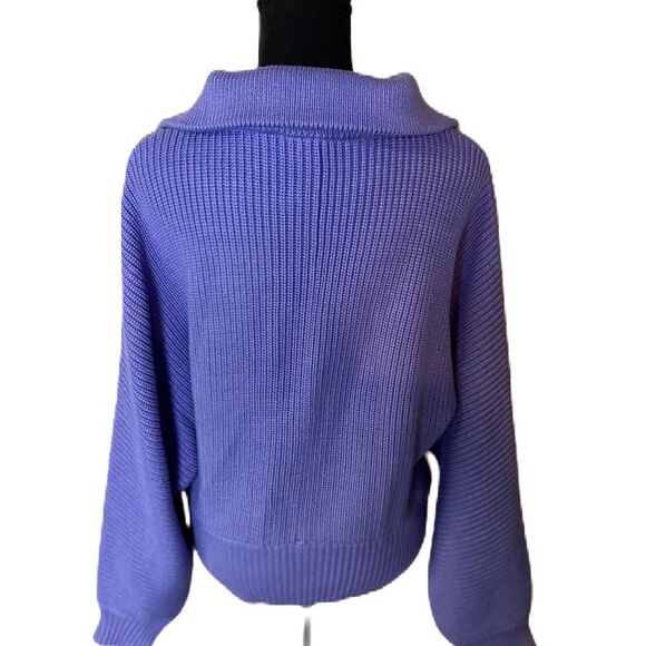 #530 STUAD Heavy Knit 1/4 Zip Sweater - Picture 3 of 7